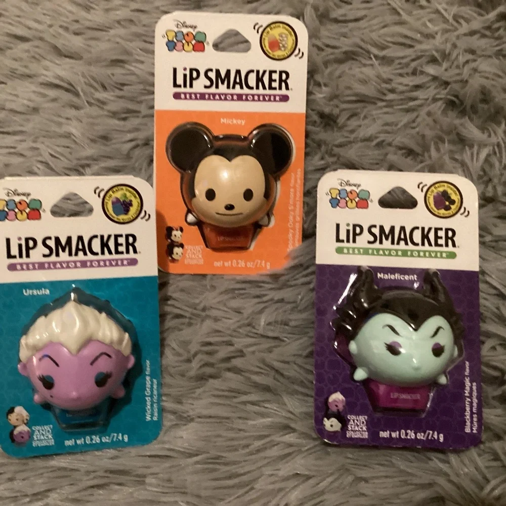 Disney Tsum Tsum Lip Smacker Bundle 3 pack New